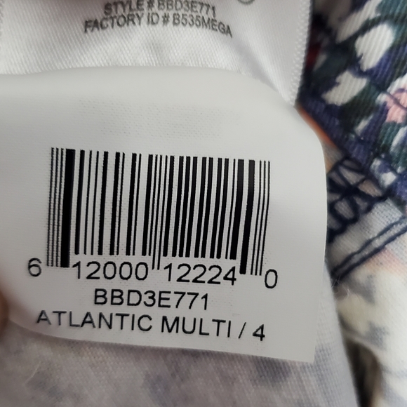 BCBGeneration Denim Pencil Skirt Size 4 Multi/Atlantic Print - Picture 6 of 11